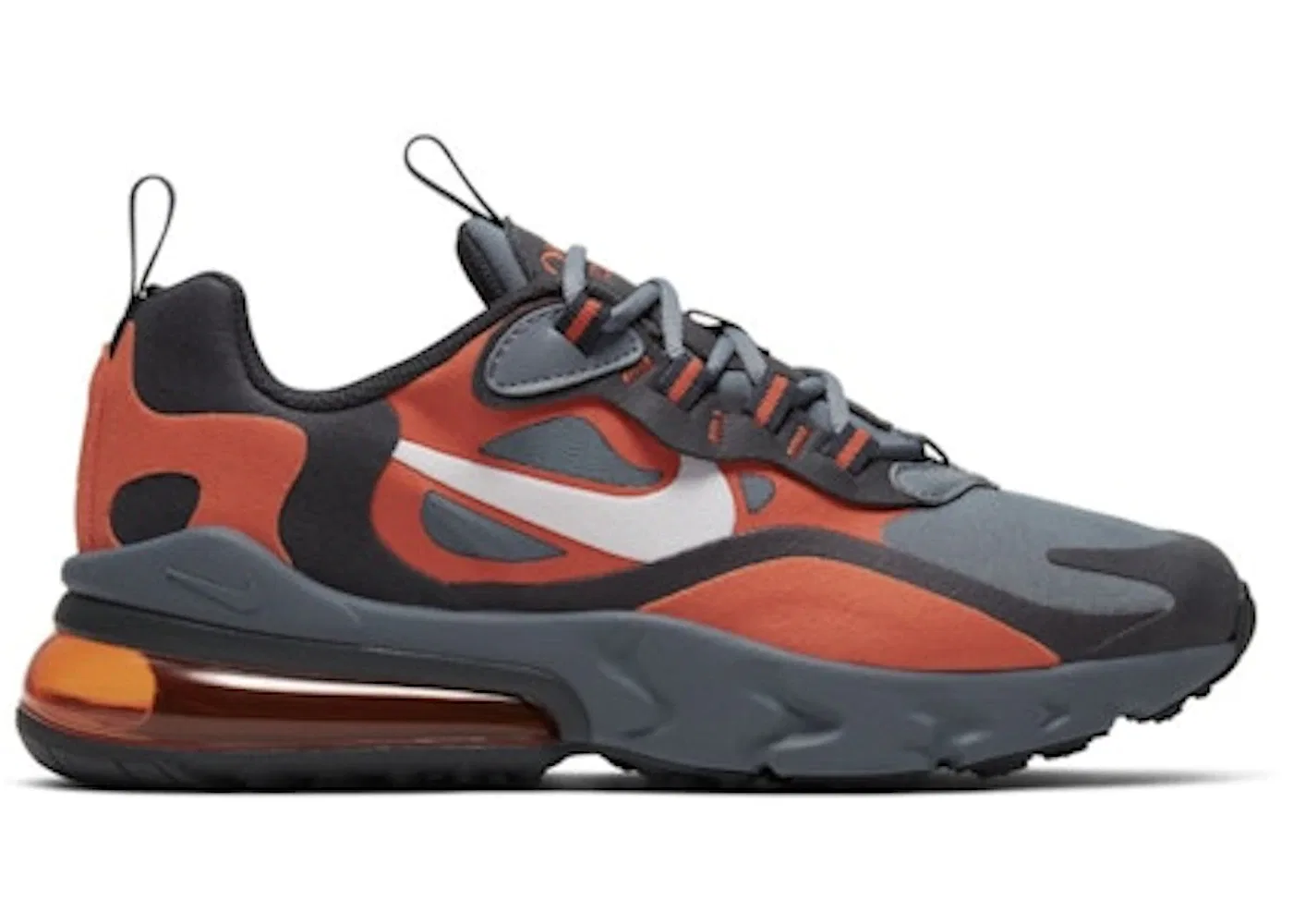 Детские кроссовки Lifestyle Nike Air Max 270 React, Cool Grey Anthracite Cosmic Clay White