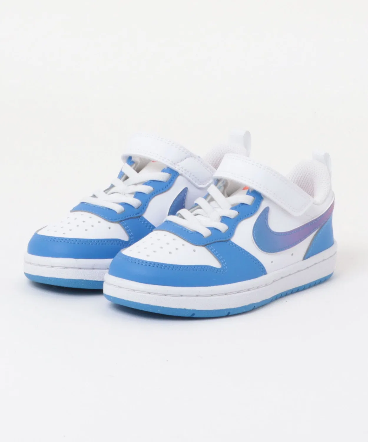 Детские кроссовки с закрытым носком NIKE Court Borough Low BBall PS, White