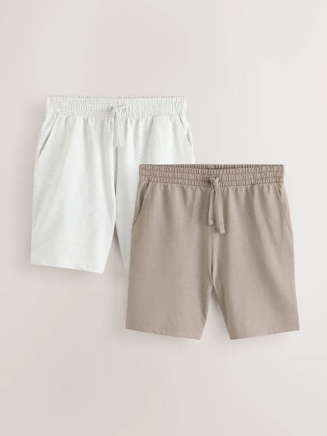 Шорты джоггеры Neutral/Grey 2 Pack Next, серый