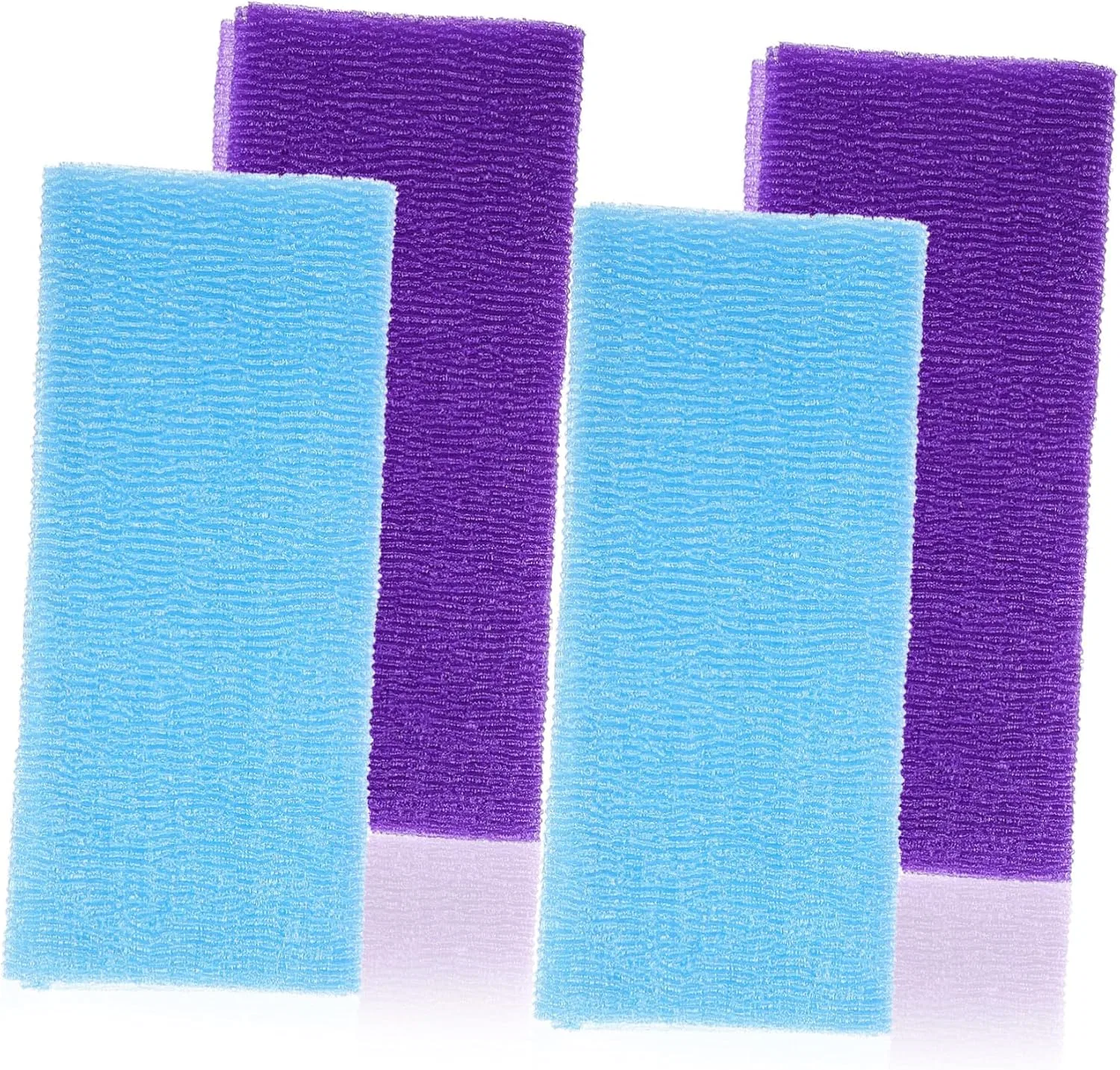 Пилинговые салфетки из нейлона, 4 шт, MUCKLILY