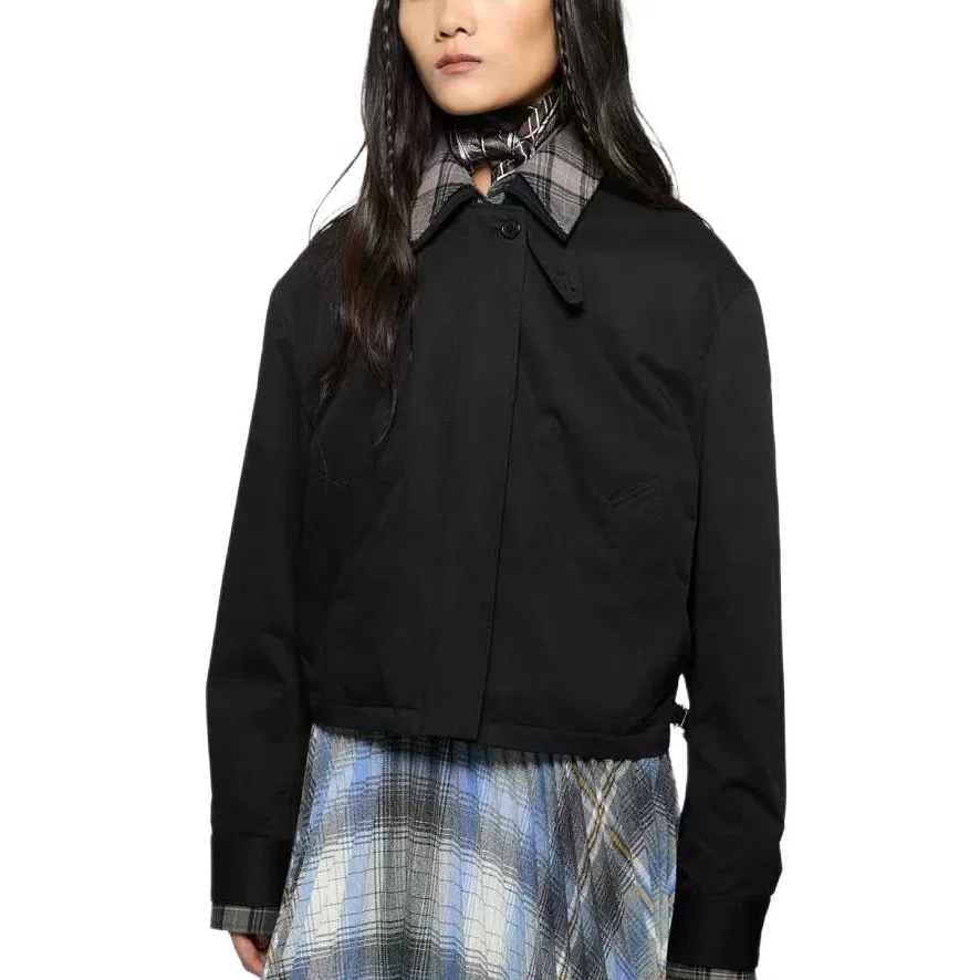 Женский жакет с лацканами Black Acne Studios, Черный — фото 4