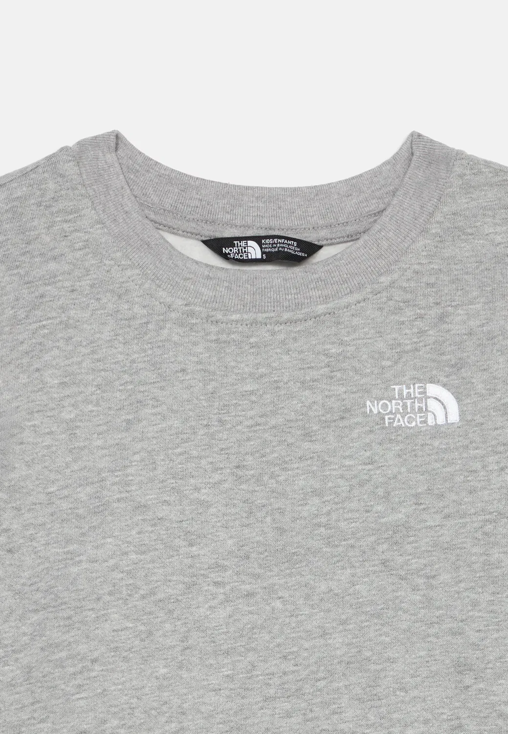 Детский спортивный костюм Kid evolution simple dome crew set The North Face, Pale Grey Heather — фото 4