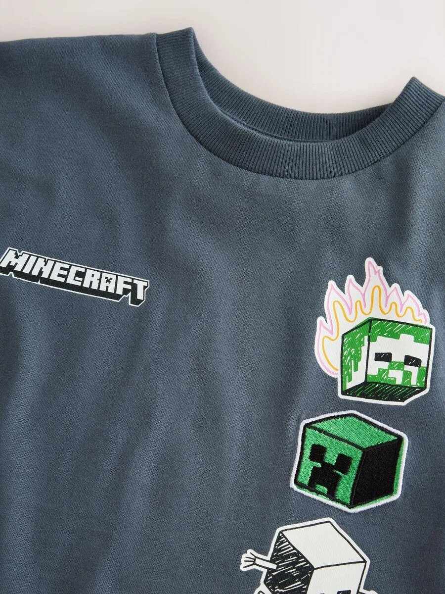 Футболка "Minecraft" Next, серый — фото 3