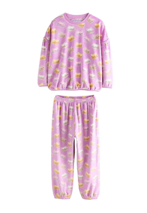 Комплект пижамы с принтом Regular fit set Next, Pink Cataroon, розовый
