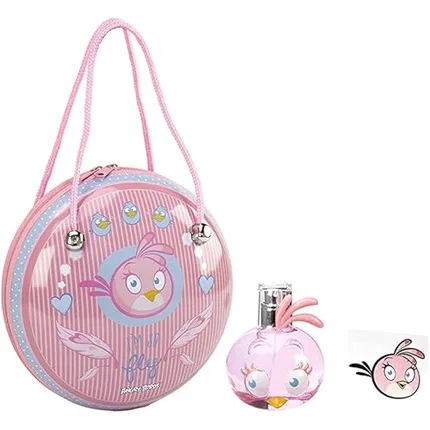 Набор детской туалетной воды Disney Angry Birds I Am So Fly, 50 мл, с блестками-тату и металлическим кейсом