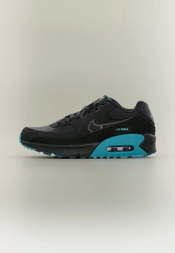 Кроссовки с вырезами Air Max 90 SE Unisex Nike Sportswear, Chrome, Gamma Blue, Ice, черный/синий