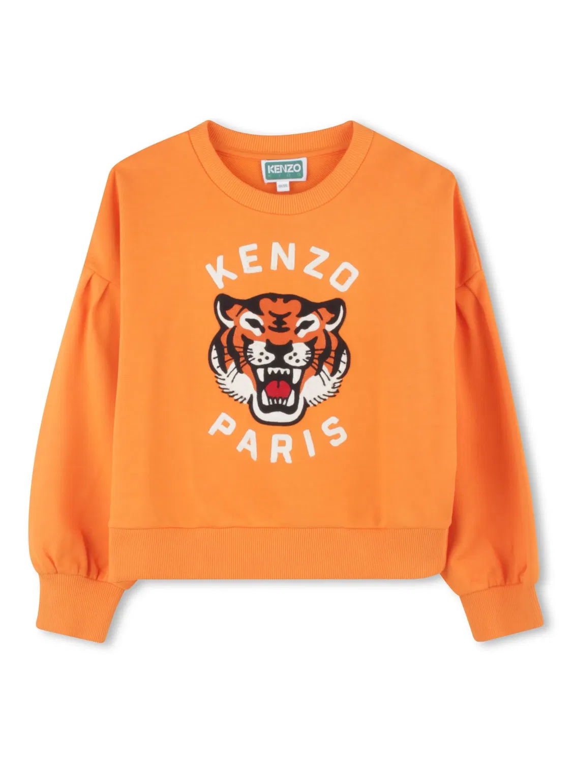 Праздничный свитшот цвета мандарина Kenzo, цвет мандарина