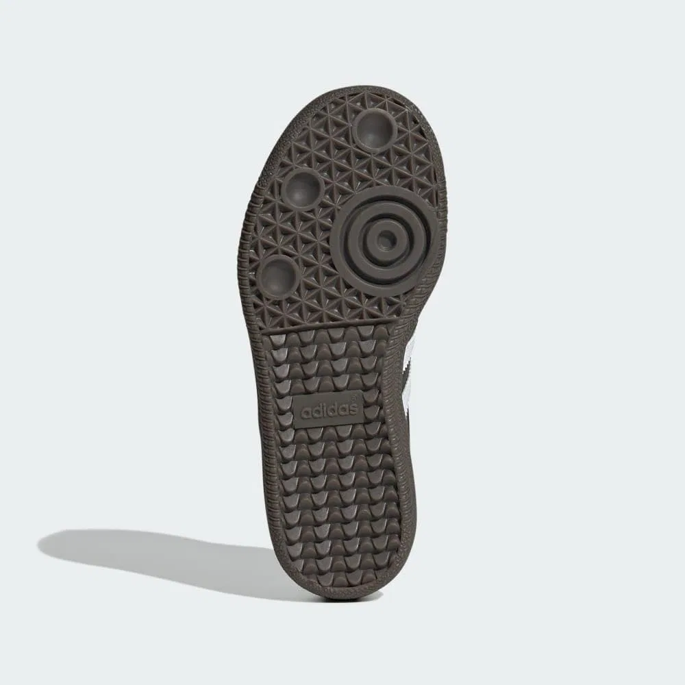 Детские кроссовки для мальчиков с замшей Samba OG Adidas, Core Black White Cloud Rubber — фото 4