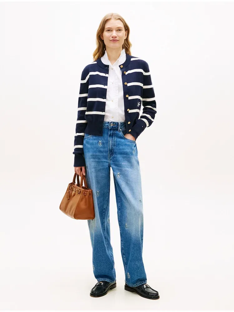 Джинсы Barrel Fit с вышивкой TOMMY HILFIGER, Blue — фото 2