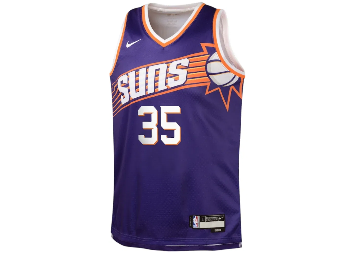 Детская джерси с принтом Kevin Durant Icon Edition Swingman Nike, Purple