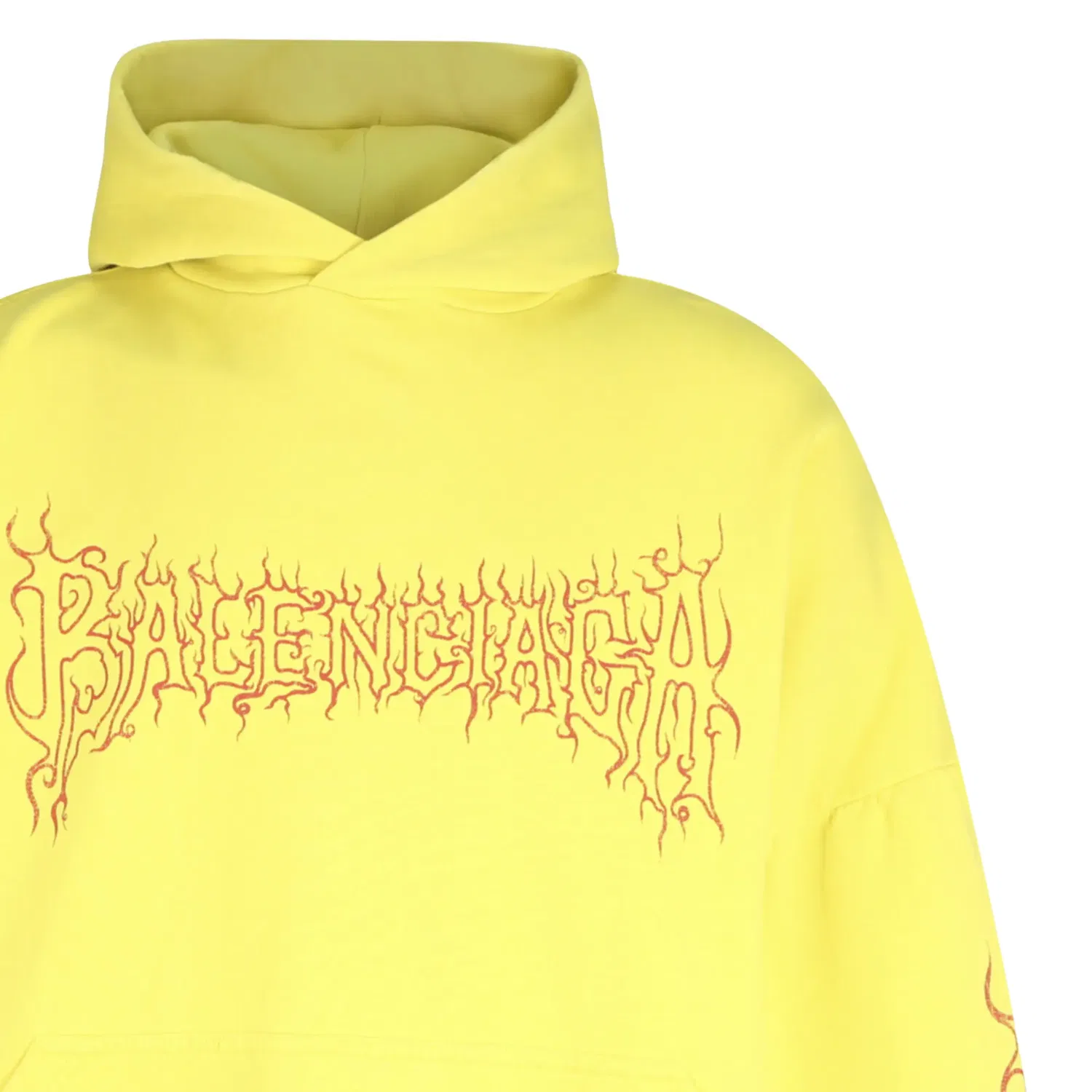 Худи Balenciaga Darkwave Medium Fit, желтый — фото 3