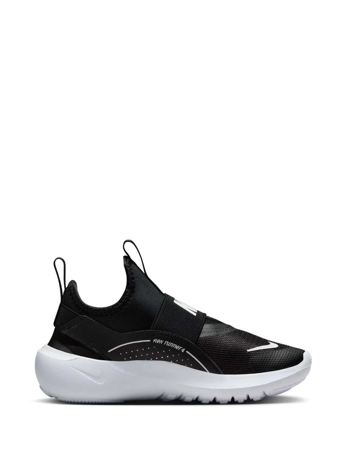 Кроссовки детские Nike Flex Runner 4, черно-белые — фото 3
