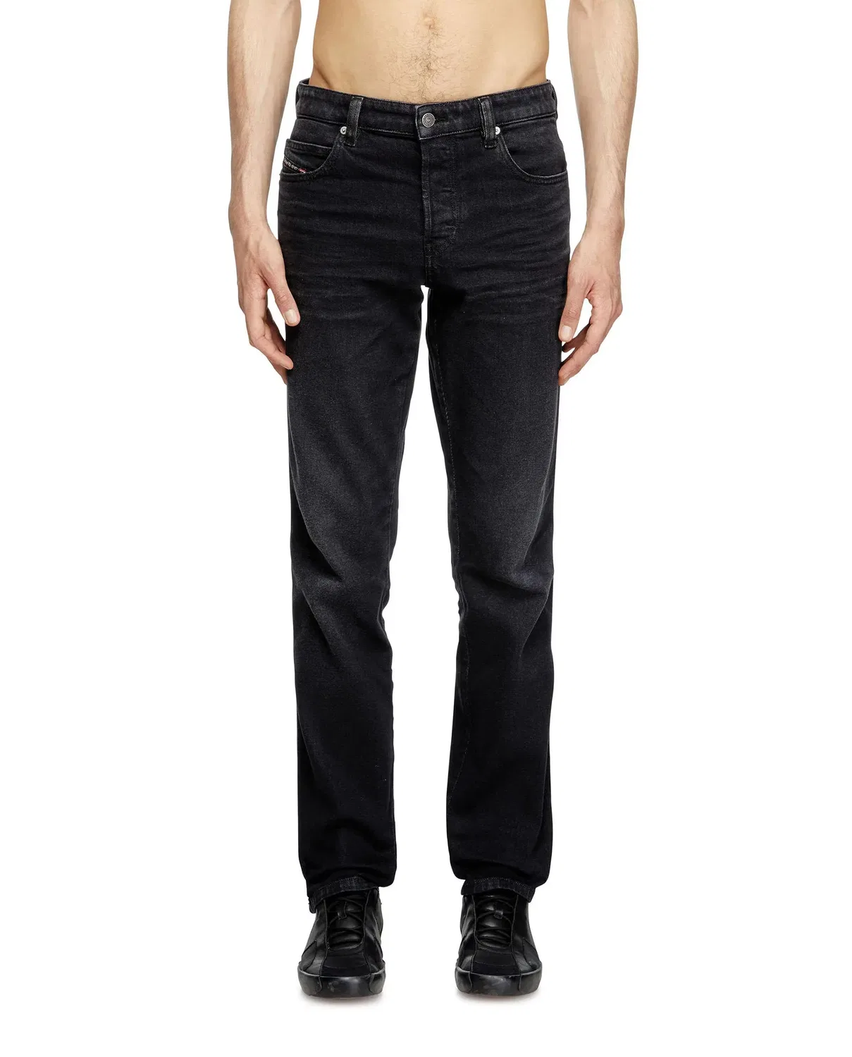 Мужские джинсы slim с высокой посадкой Vaquero slim Diesel, Negro