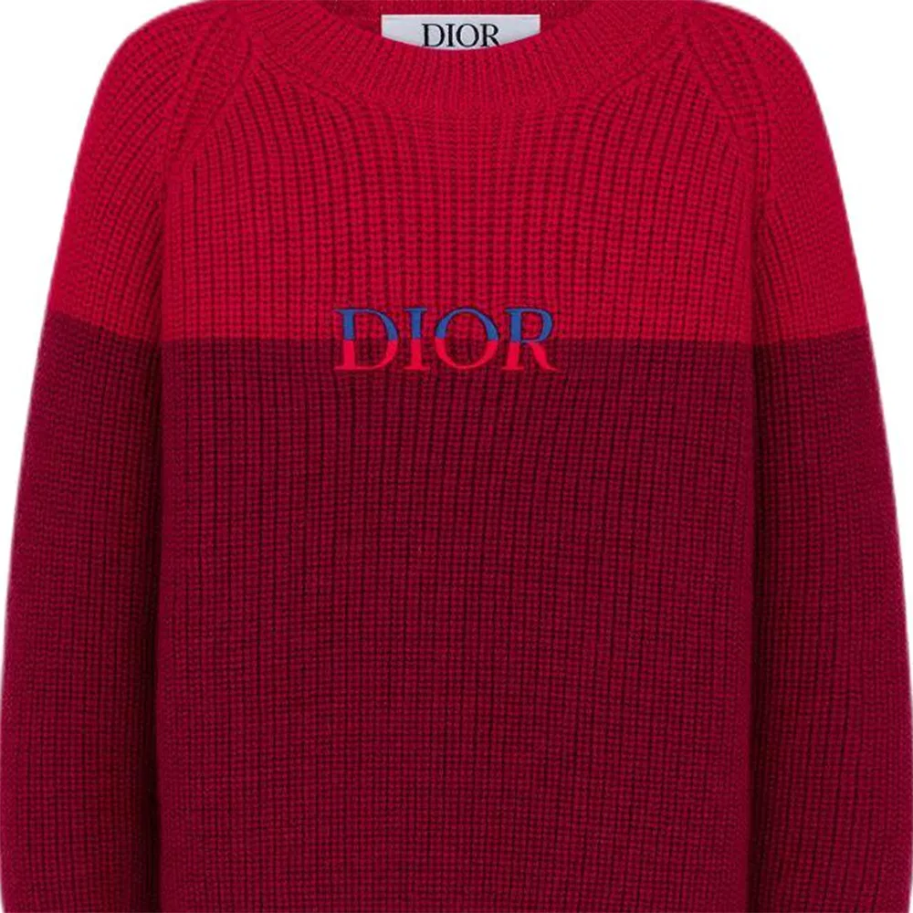 Свитер с круглым вырезом, Dior, Red — фото 4