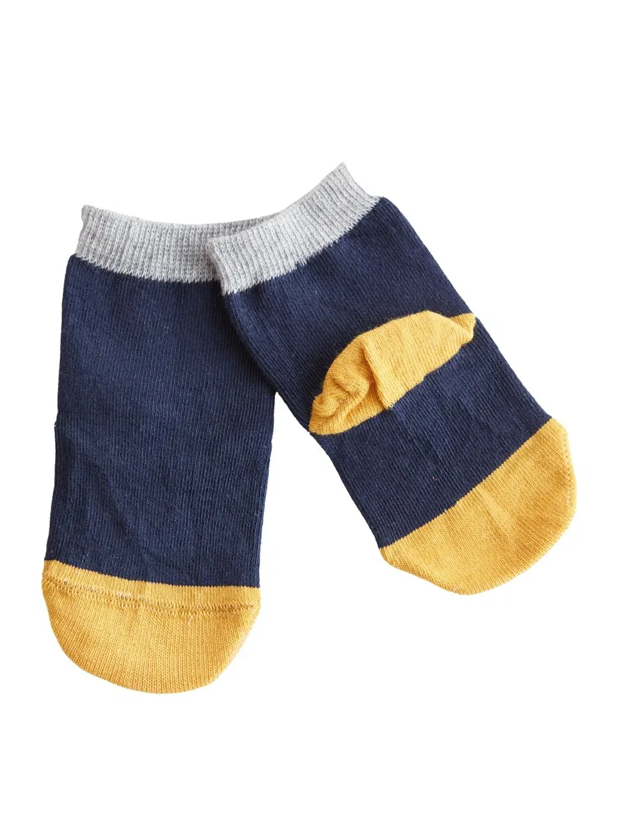 Носки Albero Natur 'Bio-Baumwoll-Kindersocken-4er Pack' в цвете Marine Blue — фото 2