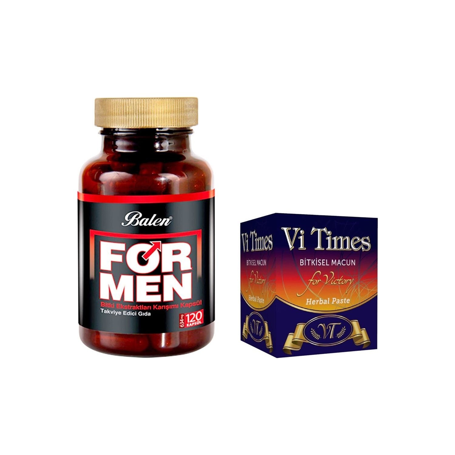 

Активная добавка Balen Formen, 120 капсул, 500 мг + Травяная Добавка Vit Time with Pollen, 43 гр.