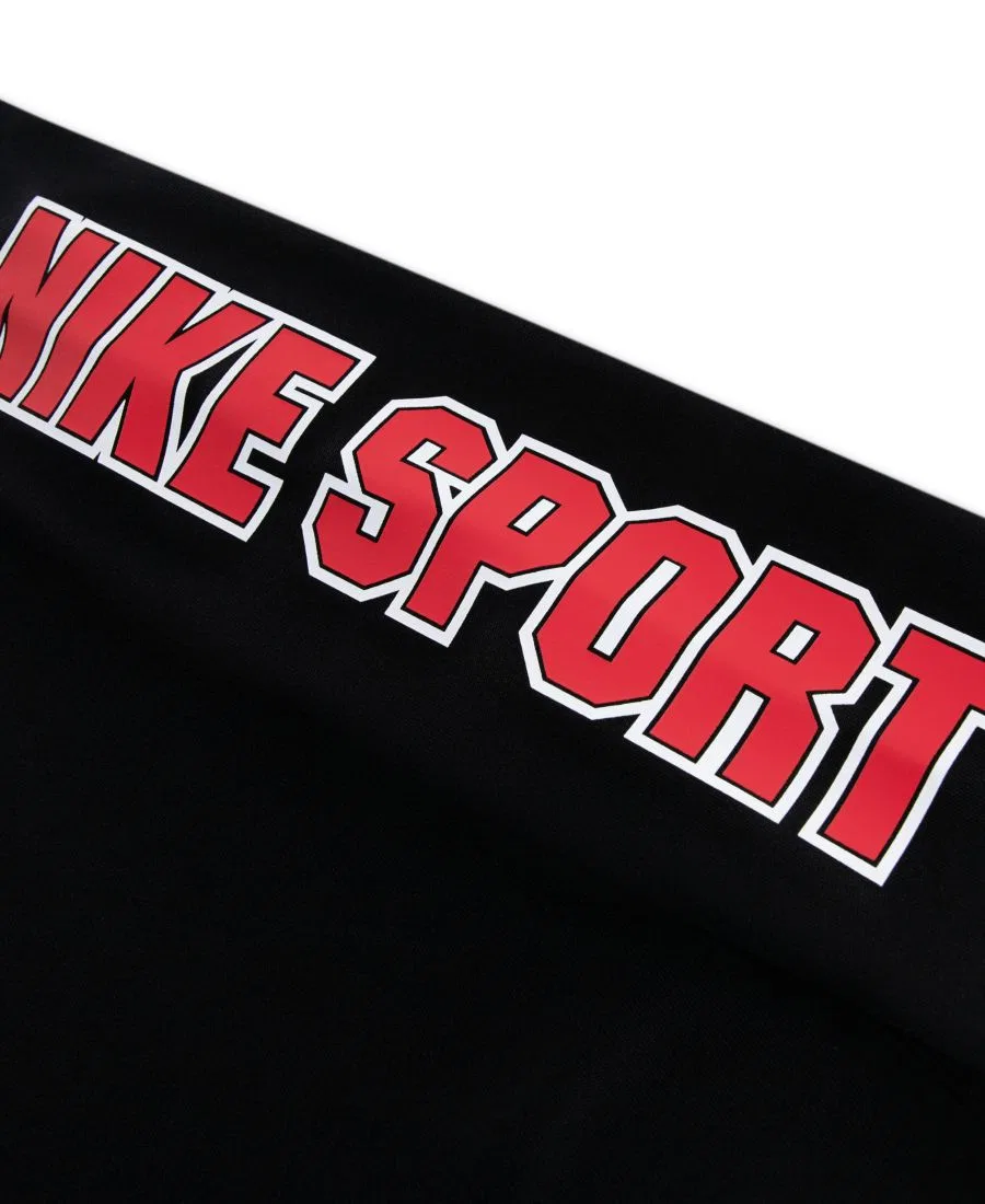Детская футболка с длинным рукавом и принтом Nike, Black — фото 3