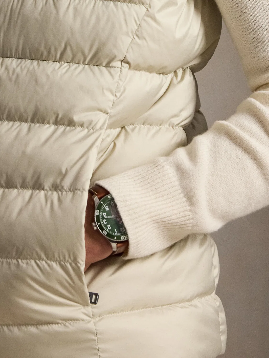 Жилет Polo Ralph Lauren песочного цвета — фото 2