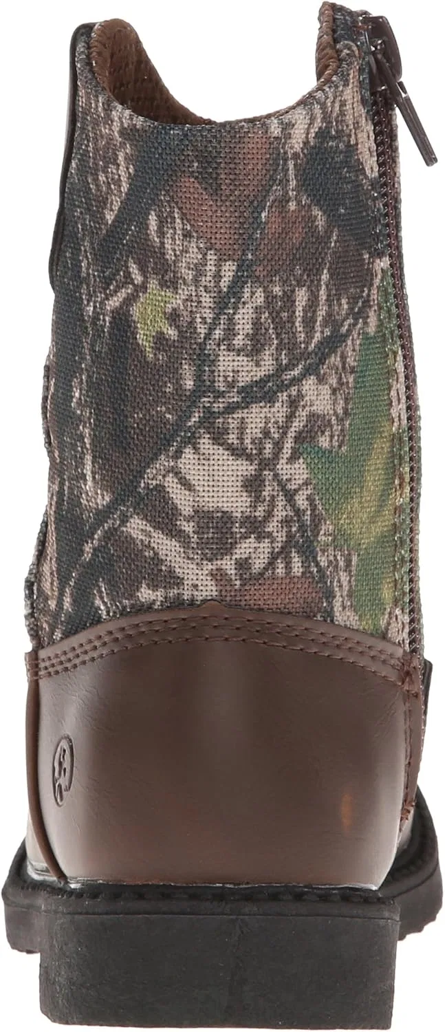 Детские ботинки для девочек с принтом Northside Partner Cowboy Boot Northside, Brown Camo — фото 3