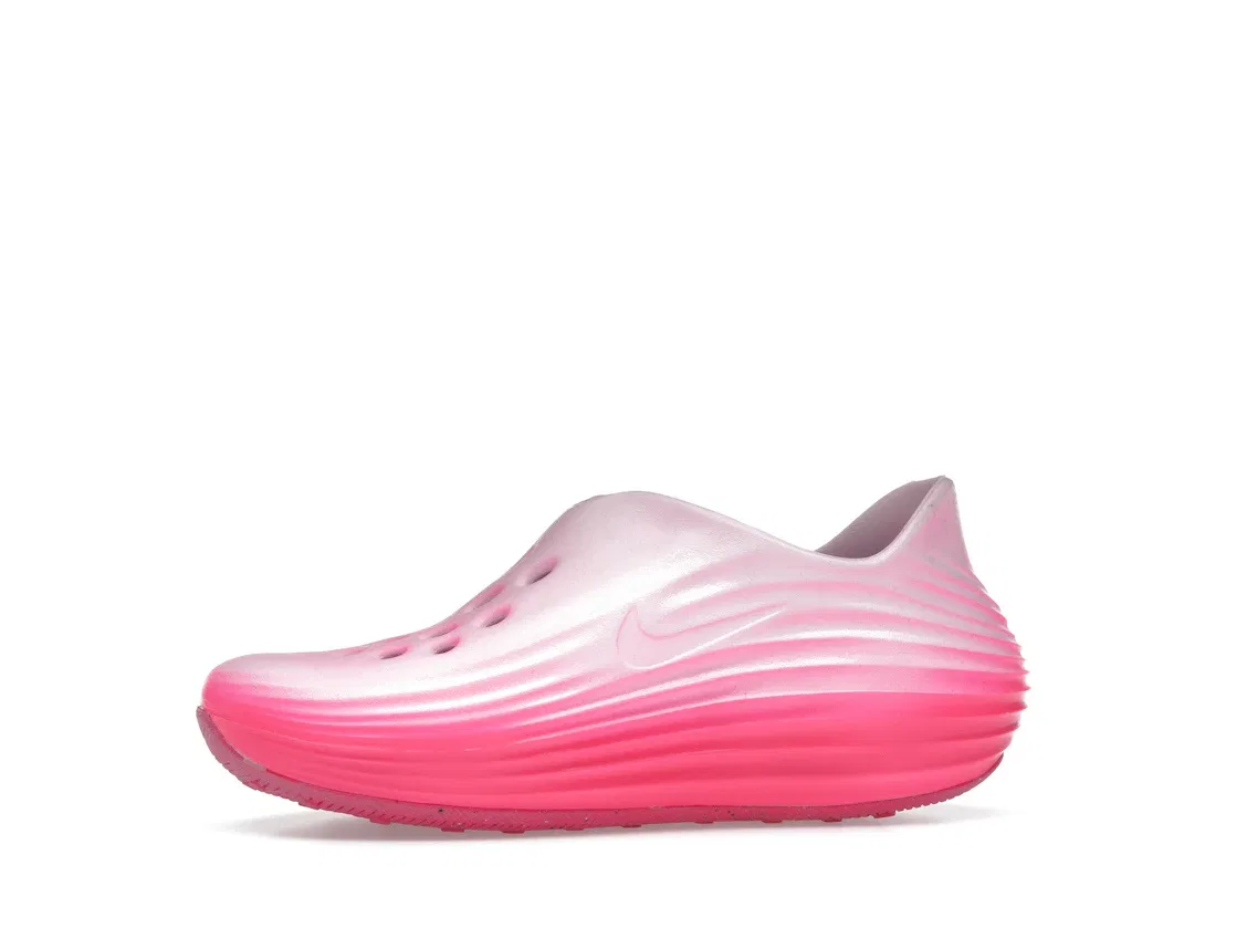 Детские клоги Nike ReactX Rejuven8, Pinksicle/Pink Foam/Metallic Silver — фото 3