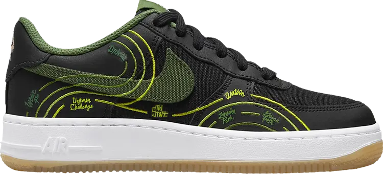 Кроссовки Nike Air Force 1 LV8 GS 'NY vs NY', черный — фото 2