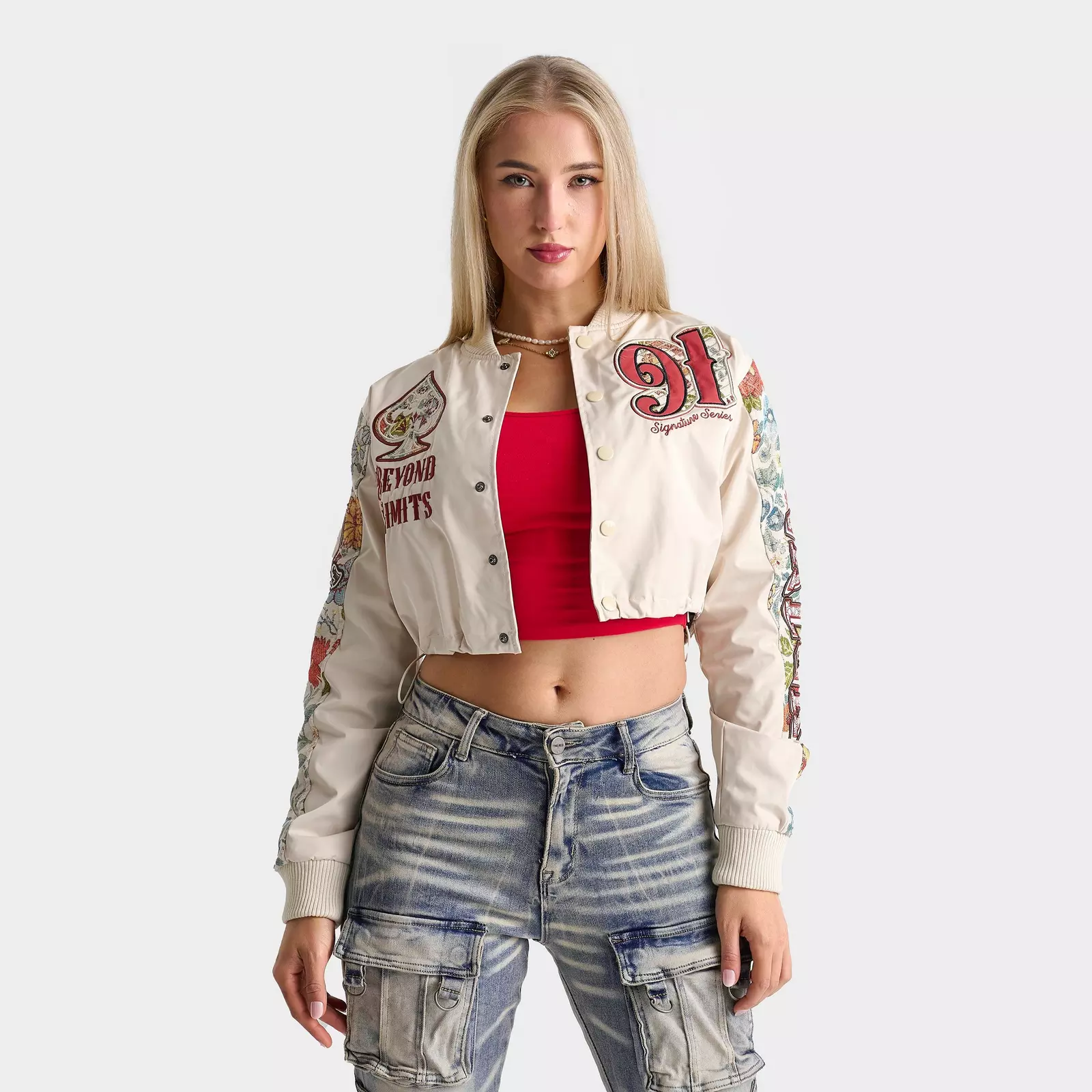 

Бомбер Cameron Tapestry Nylon Jkt, бежевый