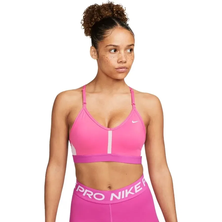Спортивный бюстгальтер для тренировок с Dri-FIT технологией Nike CZ4456-606, Розовый