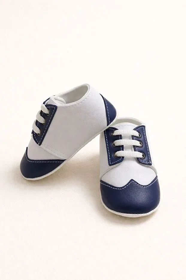 Детская обувь для девочек с принтом Numix Baby Kids, Navy Blue — фото 3