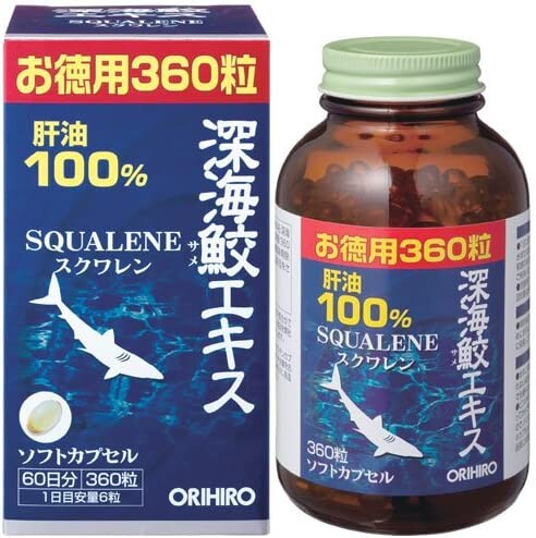 

Добавка Orihiro Squalene, 360 капсул