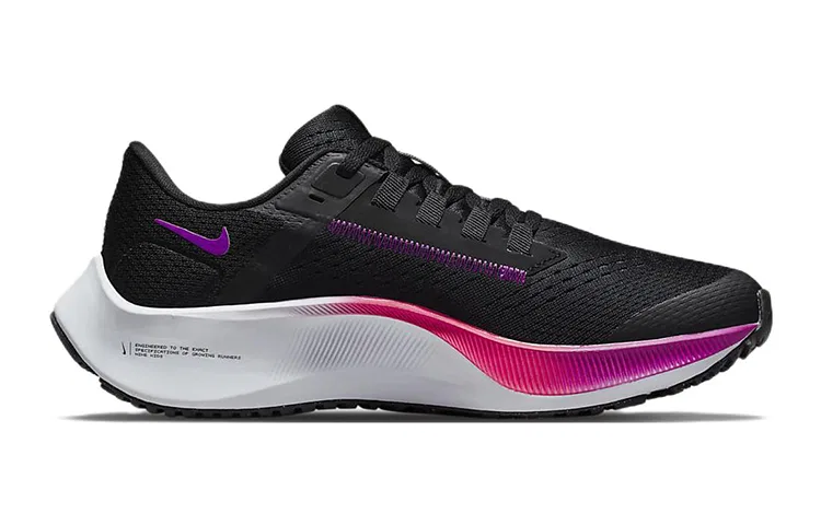 Детские кроссовки для бега с амортизацией Nike Pegasus 38, Black Purple — фото 3