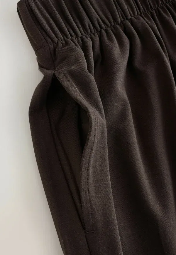 Брюки лиоцелл Tracksuit bottoms Next, chocolate brown, коричневый/шоколадный — фото 3