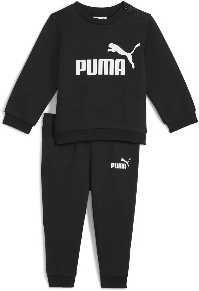 Спортивный костюм детский комплект MINICatS ESS Crew Set FL INF Puma, черный