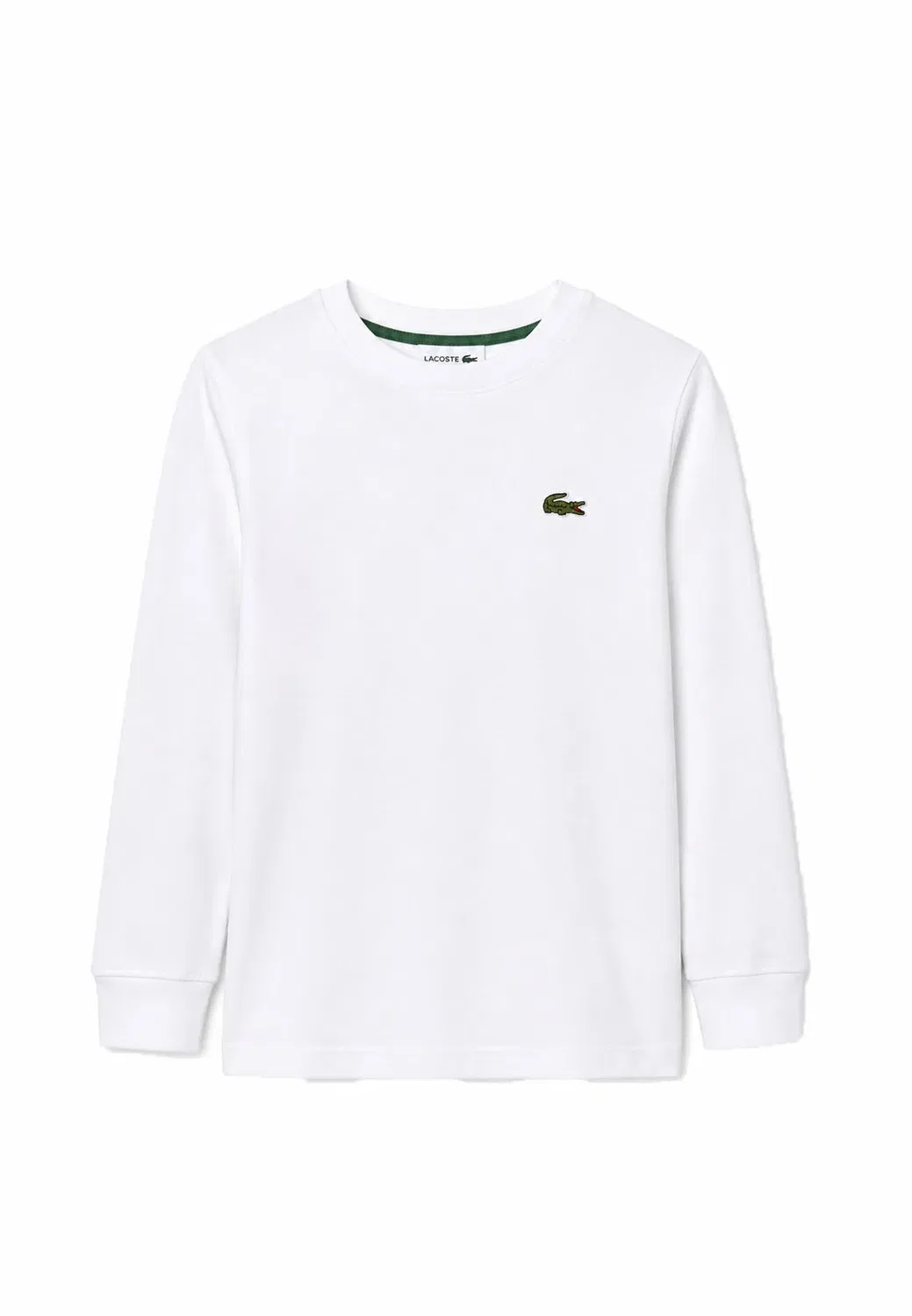 Футболка унисекс с длинными рукавами Lacoste, White