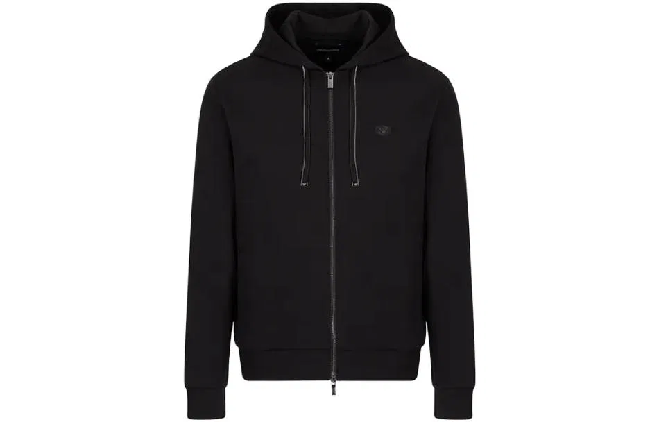 Мужское худи с длинным рукавом Emporio Armani, Black