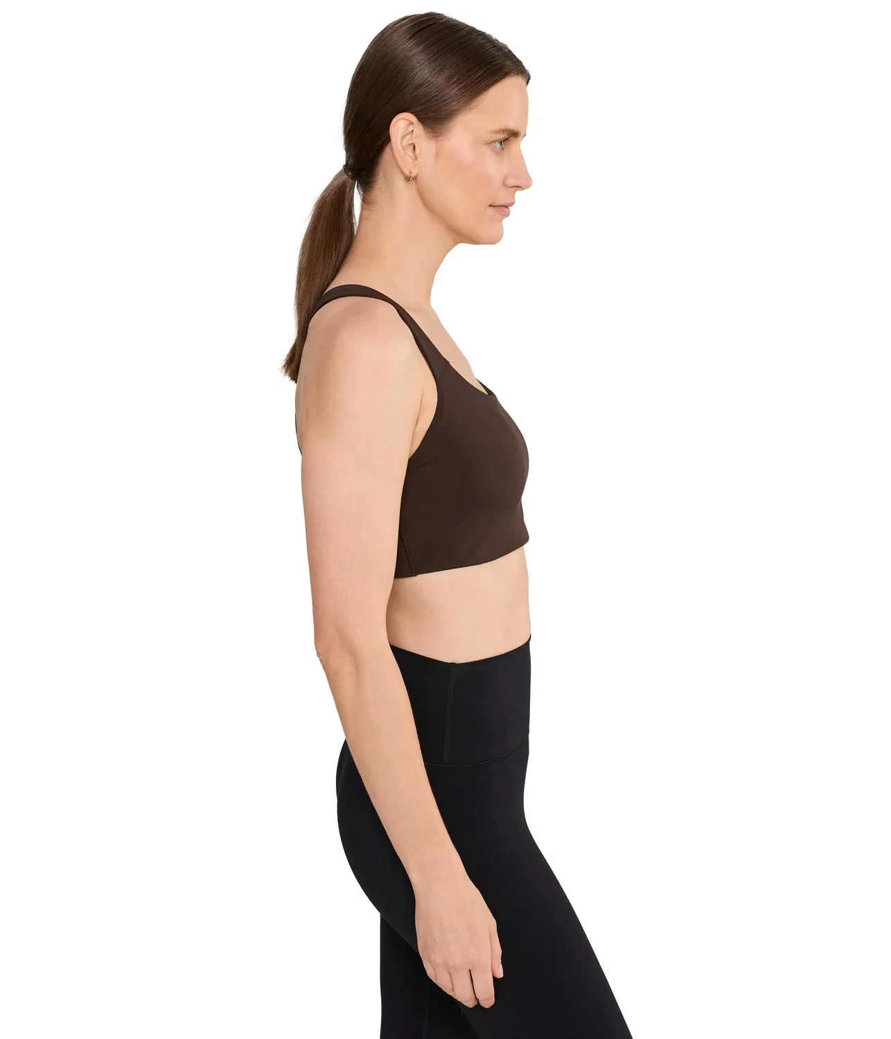 Спортивный бюстгальтер со средней поддержкой Optime Workout Medium-Support Bra Adidas, Aurora Coffee — фото 3