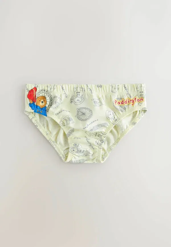 Комплект трусов 5 шт с принтом Animals Paddington Bear Briefs Next blue on white, белый/синий — фото 4