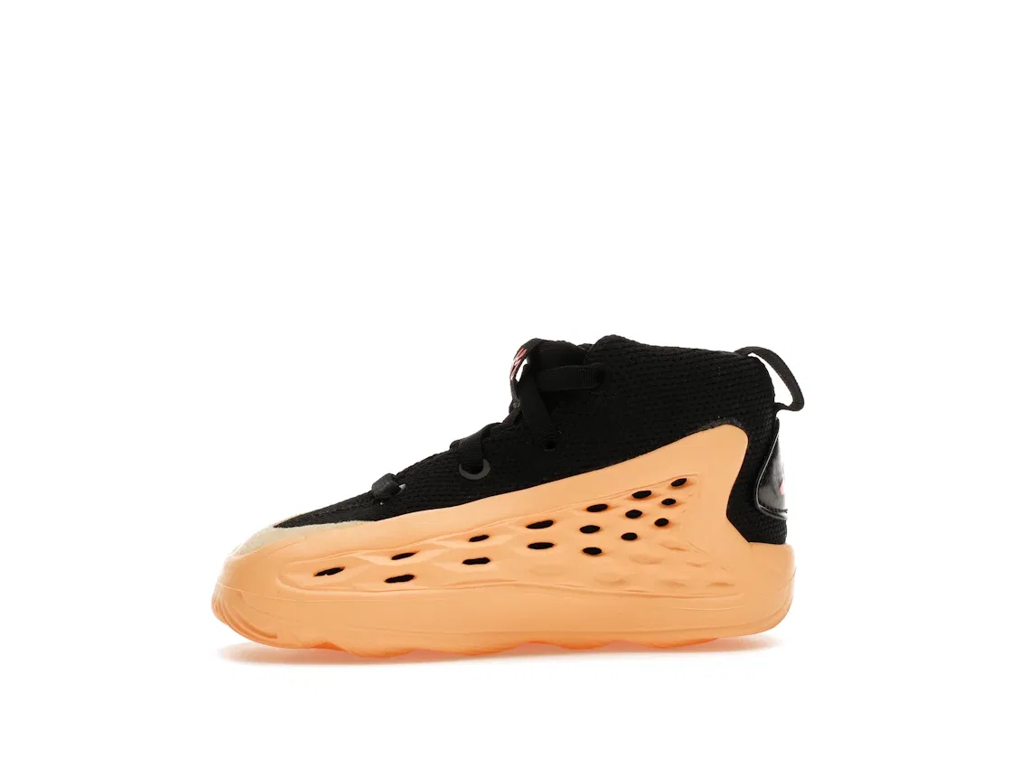 Детские кроссовки для мальчиков без шнуровки с дизайном With Love Adidas, Acid Orange Core Black Acid Red — фото 3