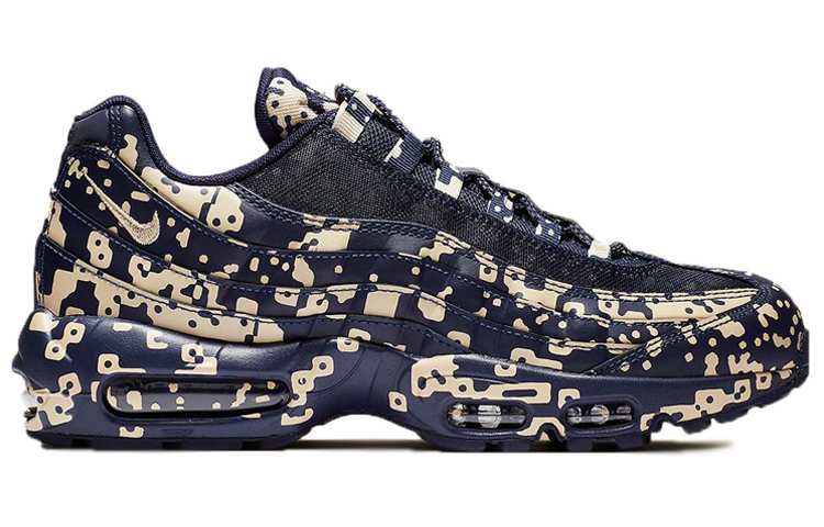Кроссовки Nike Air Max 95 Cav Empt, темно-синий/бежевый — фото 2