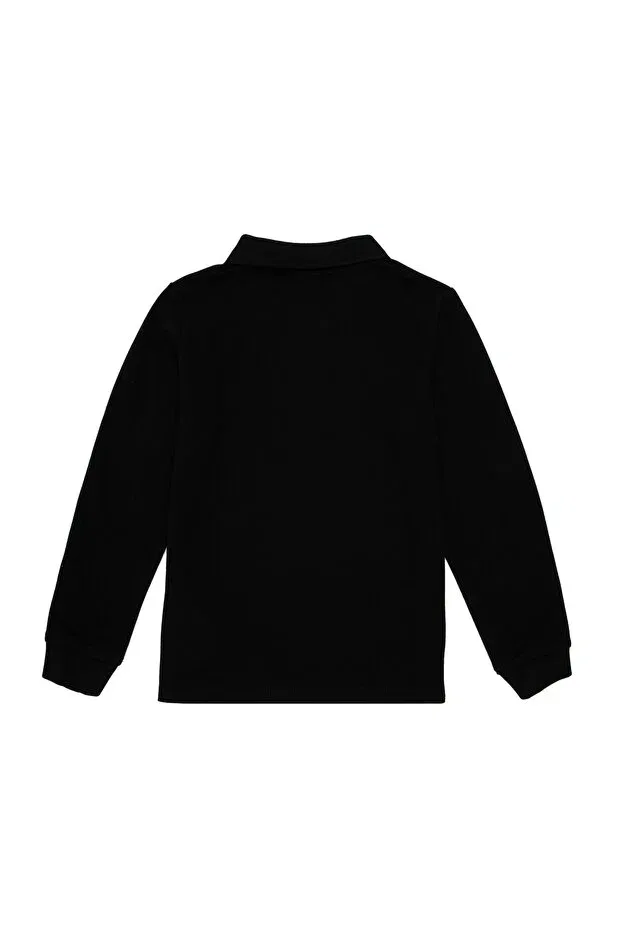 Детские свитшот для мальчиков с длинным рукавом U.S. Polo Assn., Black — фото 2