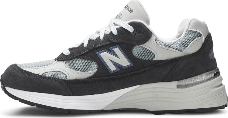 Кроссовки New Balance Kith x 992 Made in USA 'Steel Blue', серый — фото 4