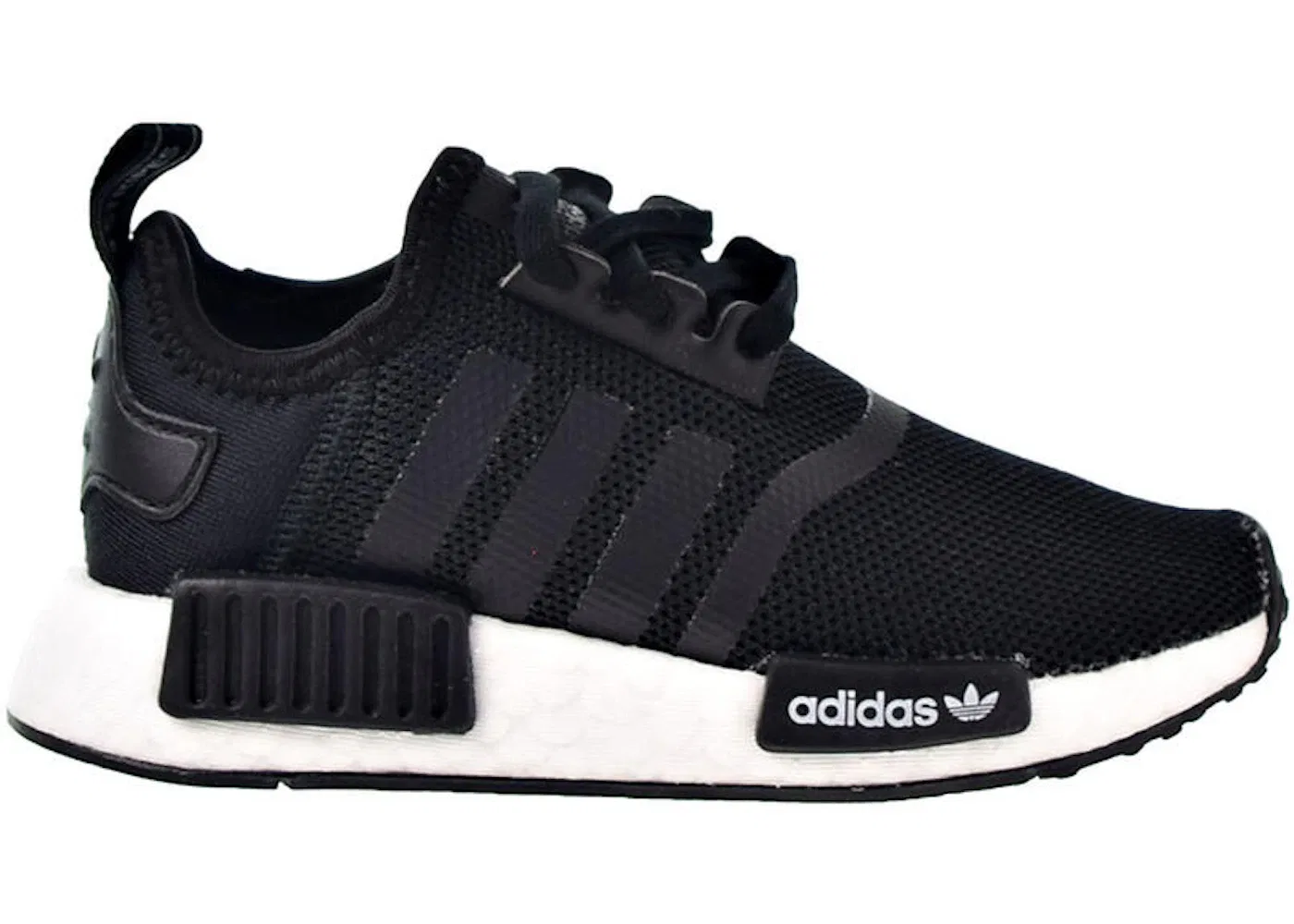 Детские кроссовки lifestyle с принтом Adidas NMD R1, Core Black Core Black Cloud White