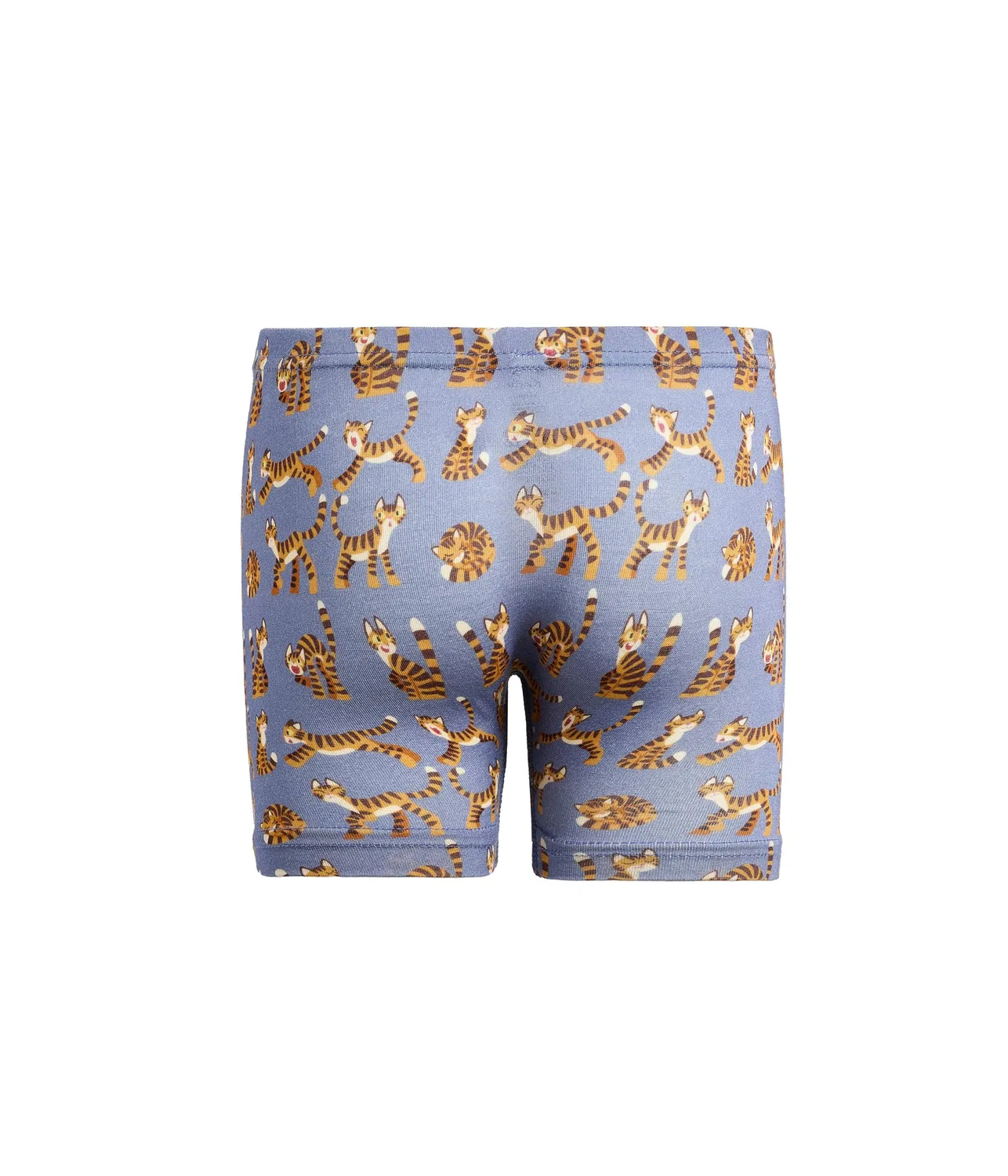 Боксеры-брифы с принтом, набор из 3 (для малышей и маленьких детей) Print Boxer Briefs Set of 3 (Toddler/Little Kid) Kickee Pants Kids, Natural Elephants, Moonlight Tiger & Moonlight Bay Stripe — фото 2
