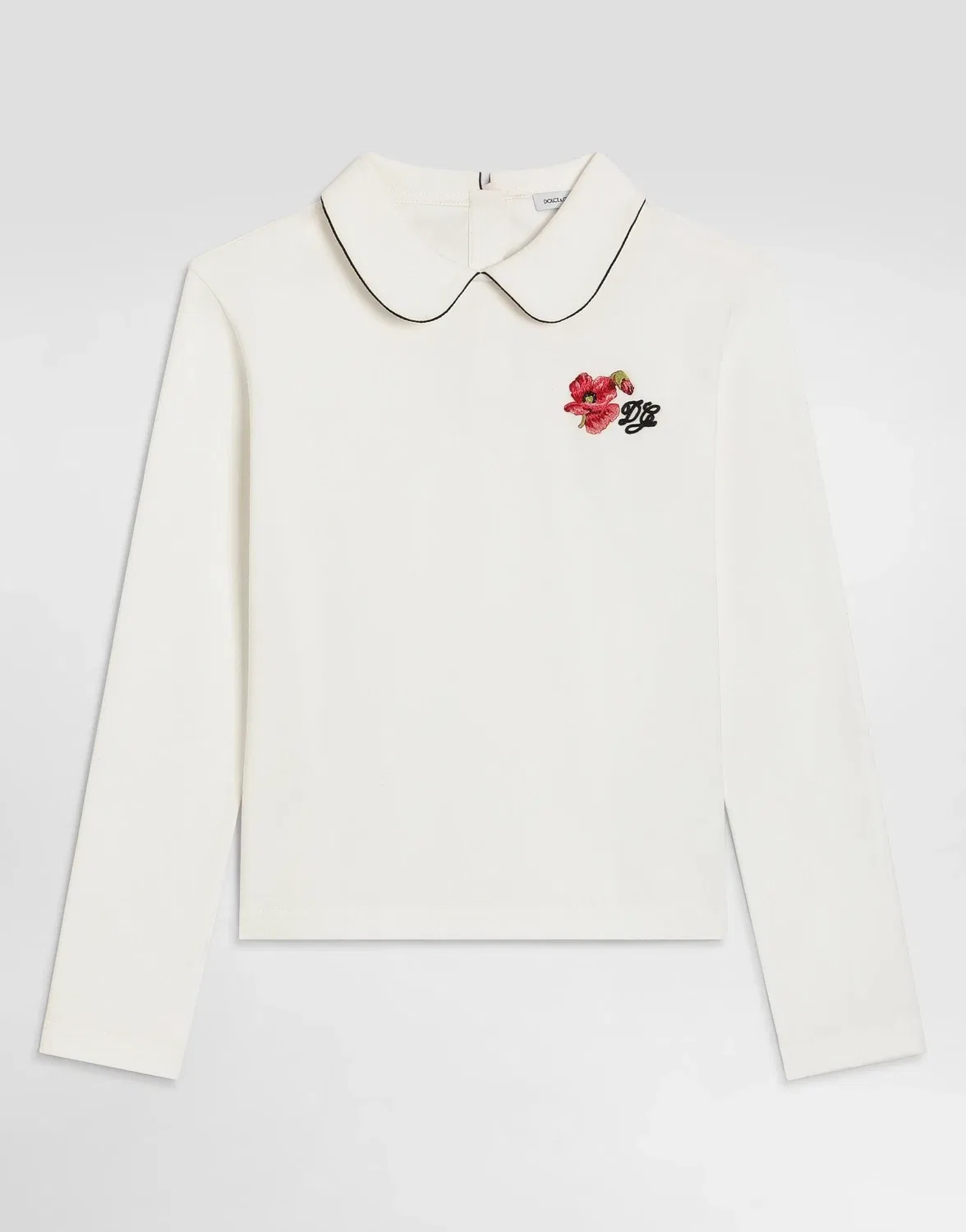 Футболка из интерлока с логотипом Dolce & Gabbana, белый