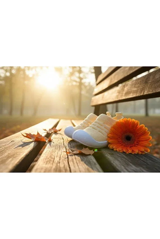 Детские тапочки для новорожденных из ткани с принтом Ivogg, Yellow — фото 3