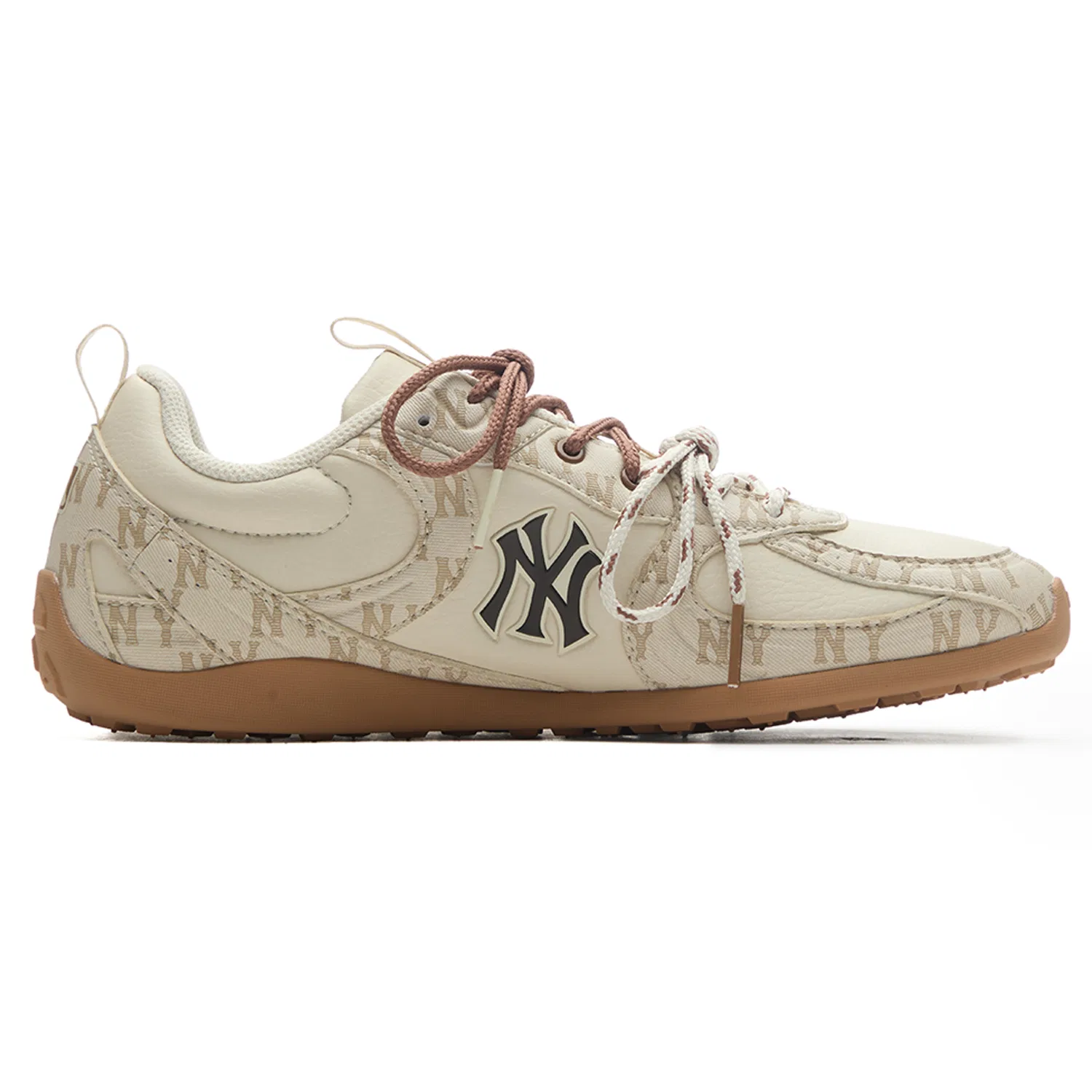 Детские кроссовки с принтом German Army Trainers Mid Top Ivory MLB — фото 4