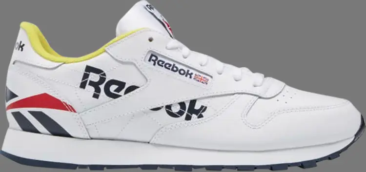 

Кроссовки classic leather 'ati' Reebok, белый
