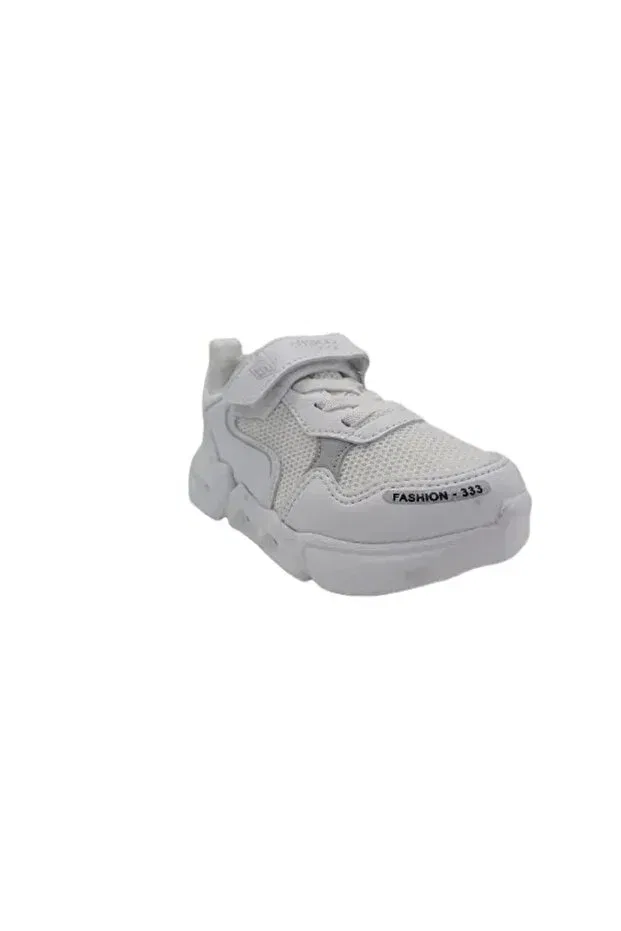 Детские кроссовки для девочек со светодиодами Wisco Lighted Sneakers Pabuç Ailesi, White — фото 2