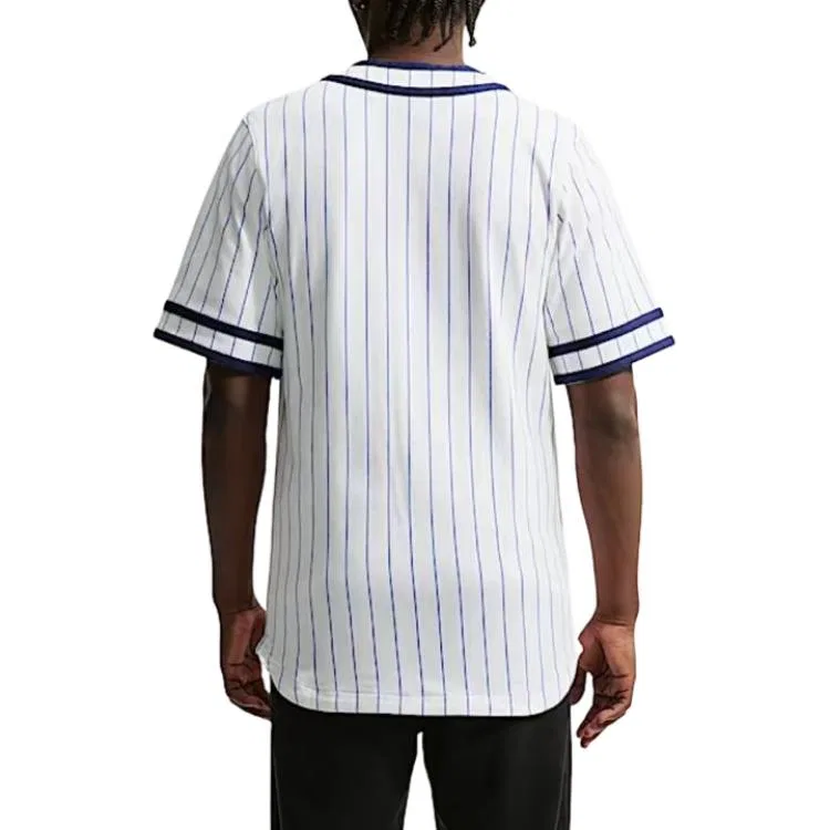 Мужская футболка Nike Sportswear с V-образным вырезом, White/Space Blue/Space Blue — фото 3