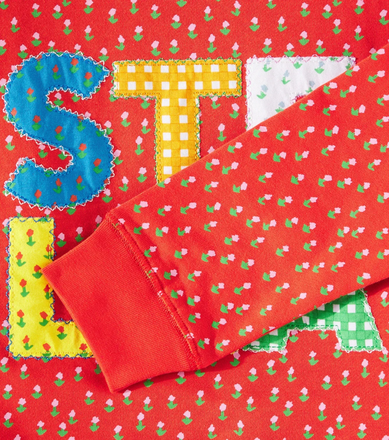 Толстовка хлопковая Stella Mccartney Kids, красный — фото 3