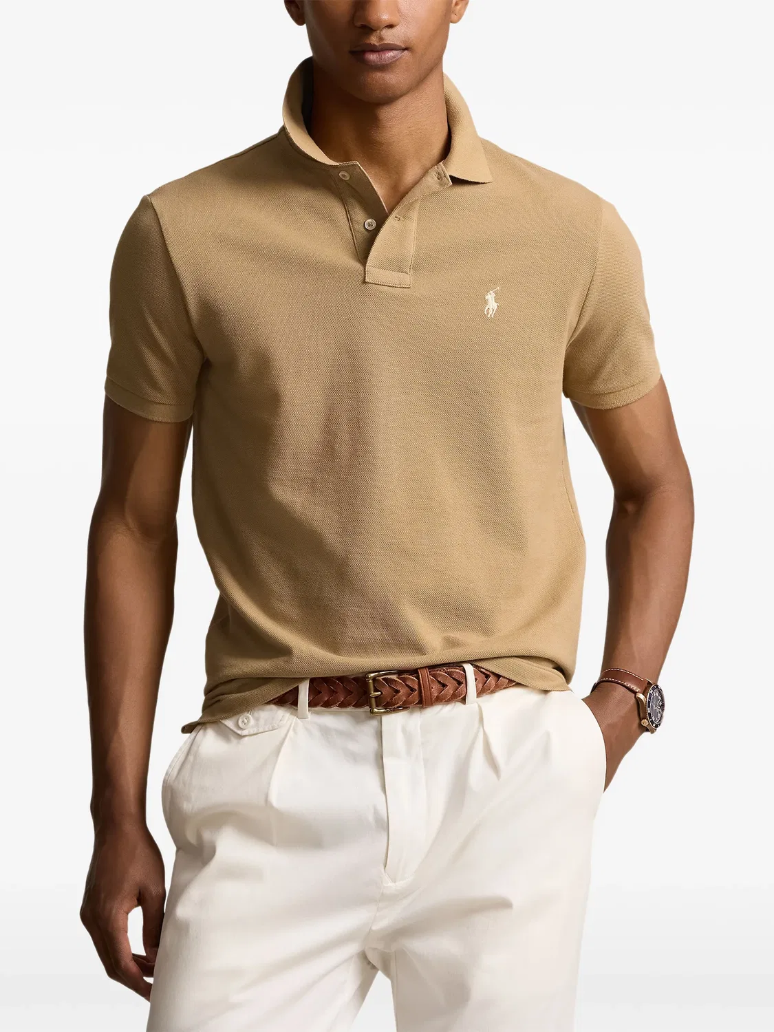 Поло - коричневое Polo Ralph Lauren, коричневый — фото 2